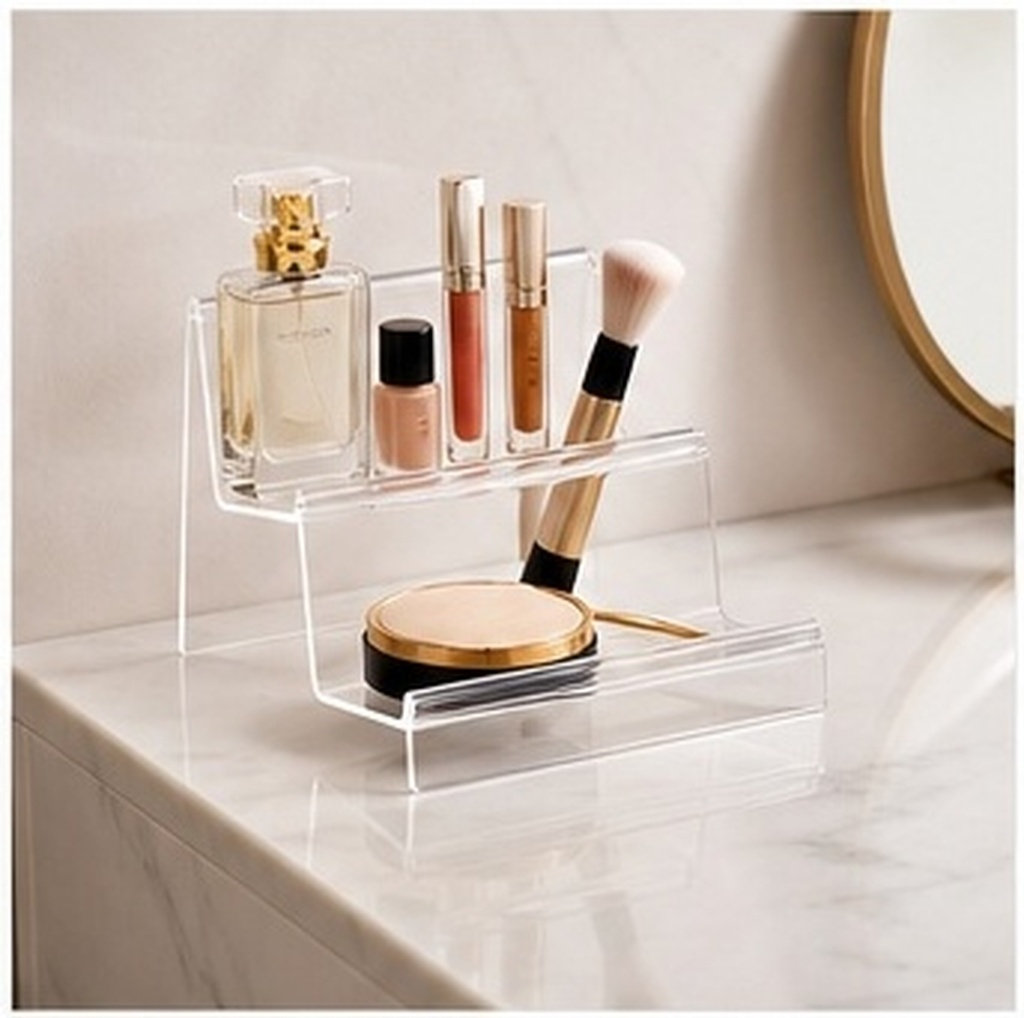Clear Acrylic Book Stand Holder - 아크릴 재질의 지갑 보관대, 투명한 다층형