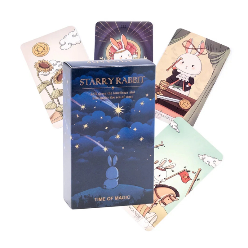 Tarot Deck With Guidebook - 창의적인 별빛 토끼 타로 카드 전자책