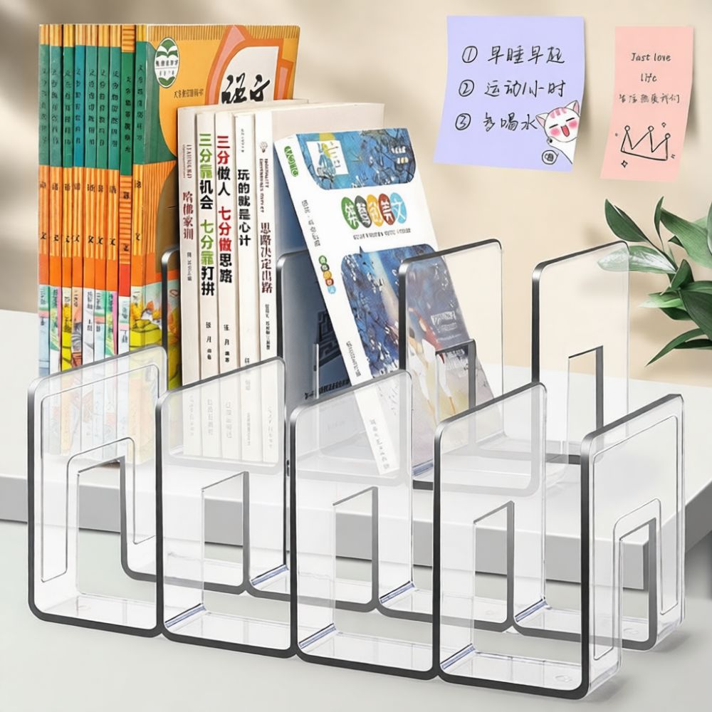 투명한 아크릴 소재의 책꽂이 겸 책상 정리대, 사무용품 - Clear Acrylic Book Stand Holder 리뷰 및 가격