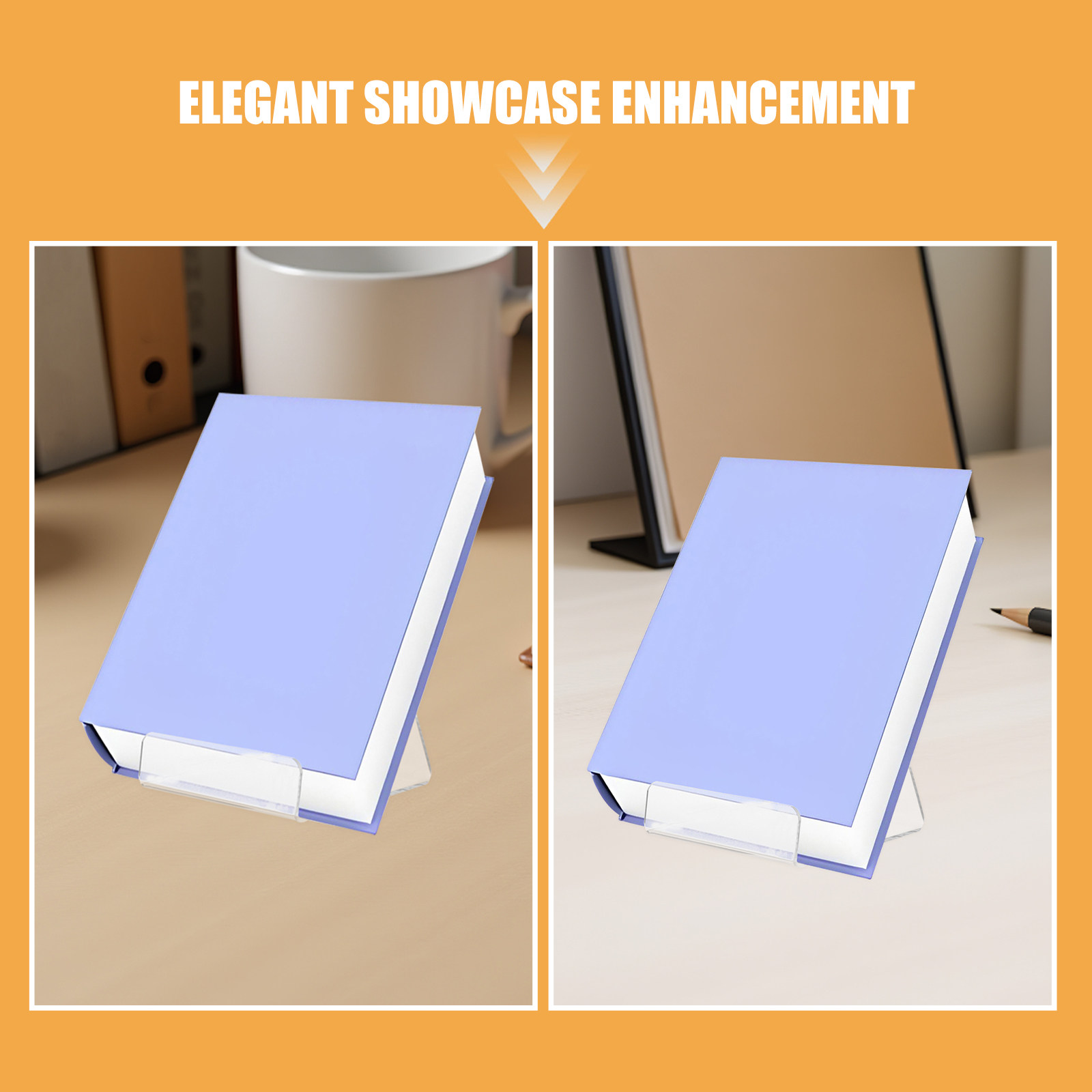 아크릴 소재의 책 진열대 6개 세트, 투명 미니 이젤, - Clear Acrylic Book Stand Holder 리뷰 및 가격