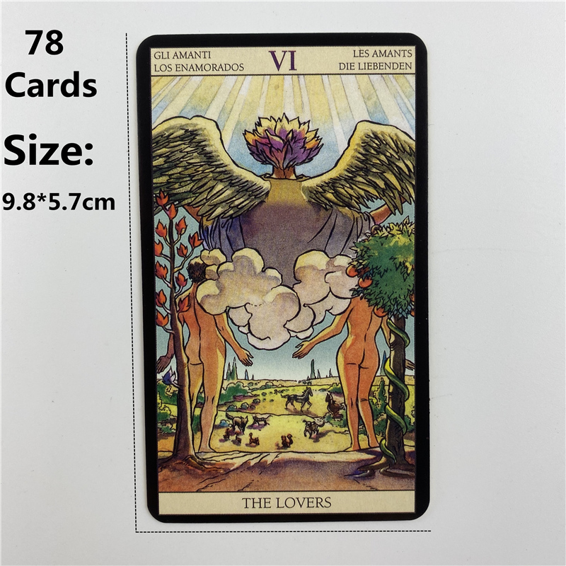 금속 상자 도금 한 에디션 백 라이더 타로 카드 데크  - Tarot Deck With Guidebook 리뷰 및 가격