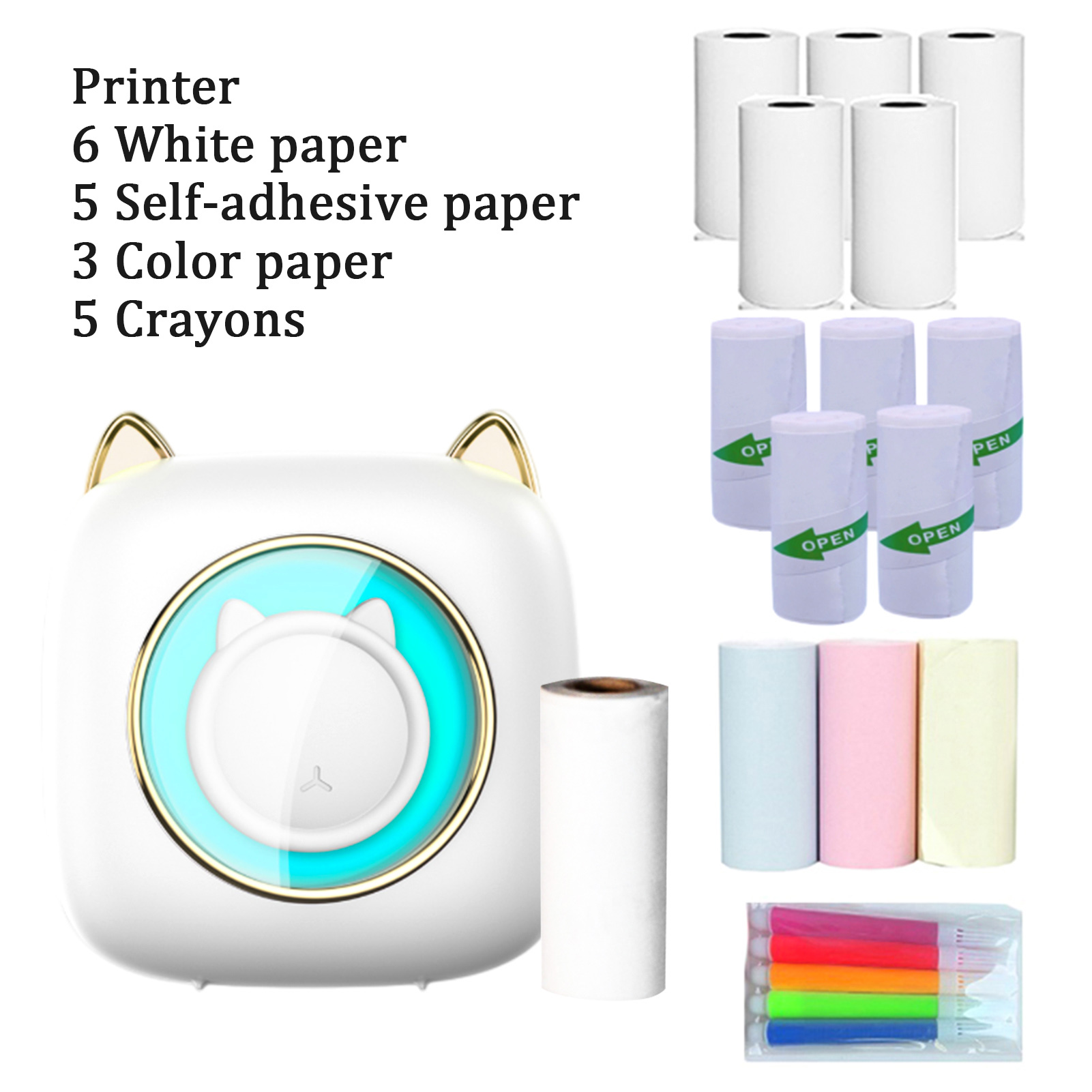 【신제품】C23 휴대용 열전사 프린터 기계 무선 미니  - Mini Pocket Thermal Printer Paper Roll 리뷰 및 가격