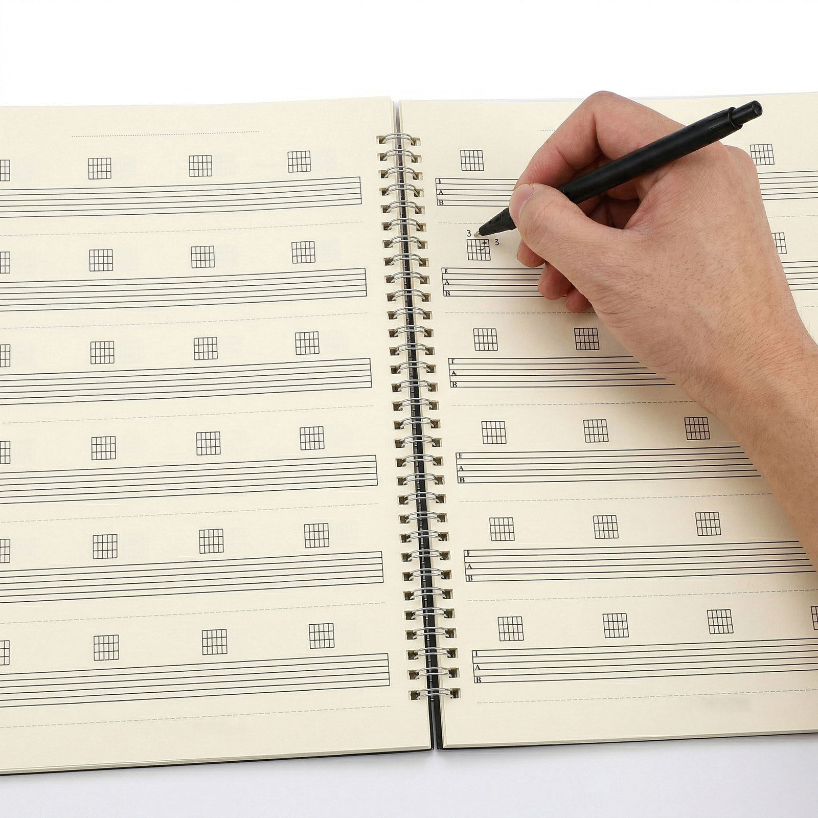 기타 탭 노트 2개 세트, 6줄 빈 페이지, 악보 용지 - Blank Sheet Music Notebook 리뷰 및 가격