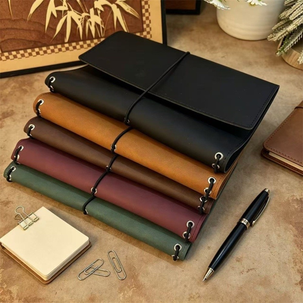 A5 노트북 정리함 루즈리프 컴팩트 노트북 커버 크레이 - Vintage Leather Journal Notebook 리뷰 및 가격