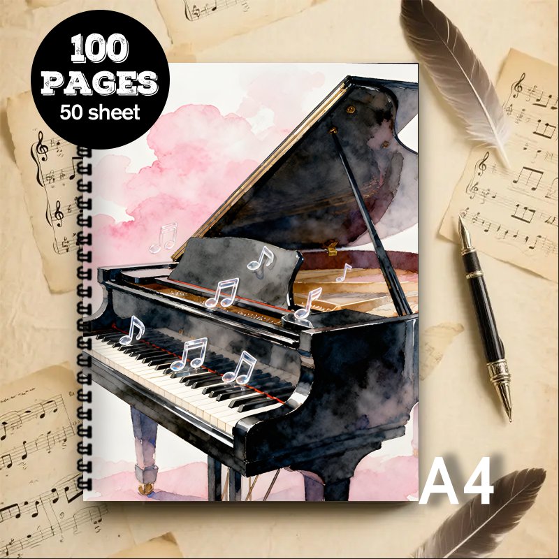 A4 사이즈, 음악 노트, 다목적 악보집, 초보자, 전 - Blank Sheet Music Notebook 리뷰 및 가격
