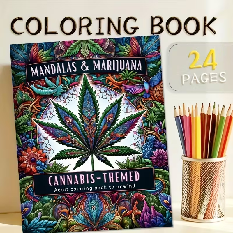 24페이지 만다라 스타일, 색칠하기 책, 색칠하기 그래 - Adult Coloring Book Stress Relief 리뷰 및 가격