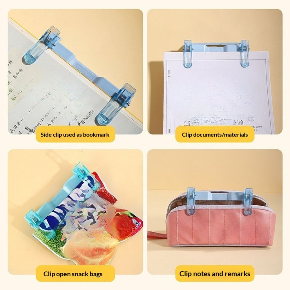 1개 소형 클립 접이식 독서 클립 조절 가능한 고정 클 - Stationery Books 리뷰 및 가격